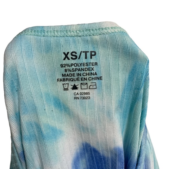 Blue tie-dye T-shirt - mid length - Picture 4 of 4